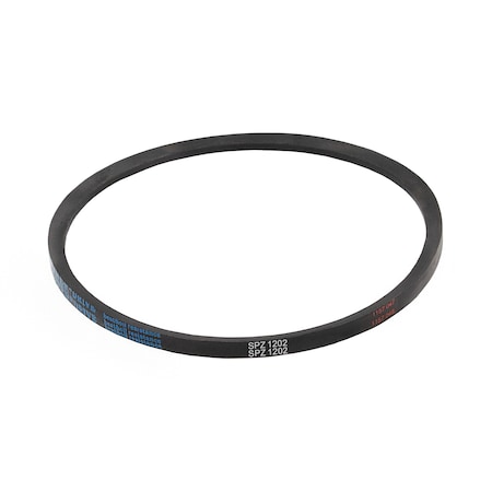 D&D SPZ1202 Metric V-Belt, 1202mm Outside Length, 10 mm Top Width, 8 mm Thickness, 1 Ribs SPZ1202